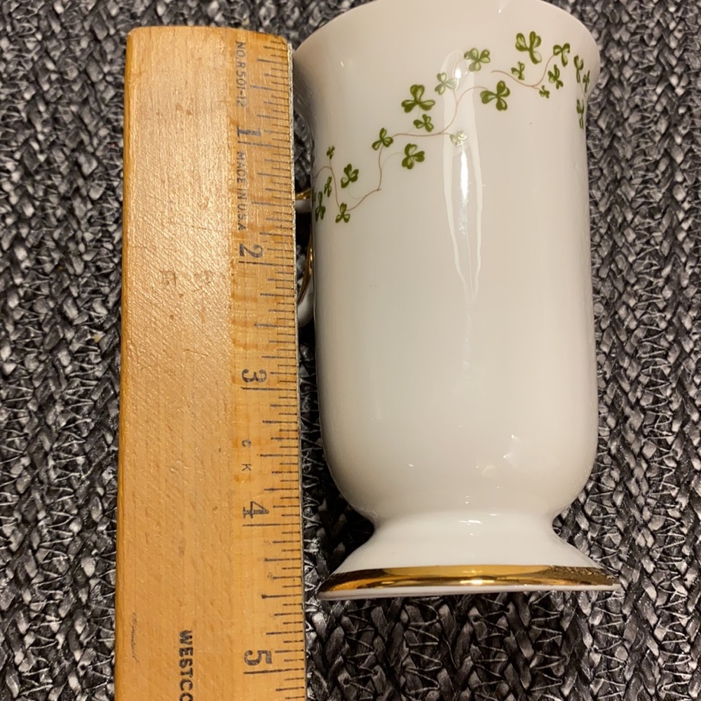 Royal Tara Irish Coffee Mug with Green Cloves - Picture 10 of 11